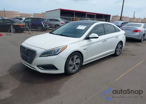 2016 Hyundai Sonata Hybrid/Limited из США, поврежденный, VIN KMHE34L10GA030401